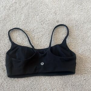 lululemon athletica Black Thin-Strap Sports Bra